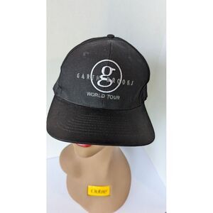 Vintage 90's Garth Brooks World Tour Snapback Hat Black VTG Country Music